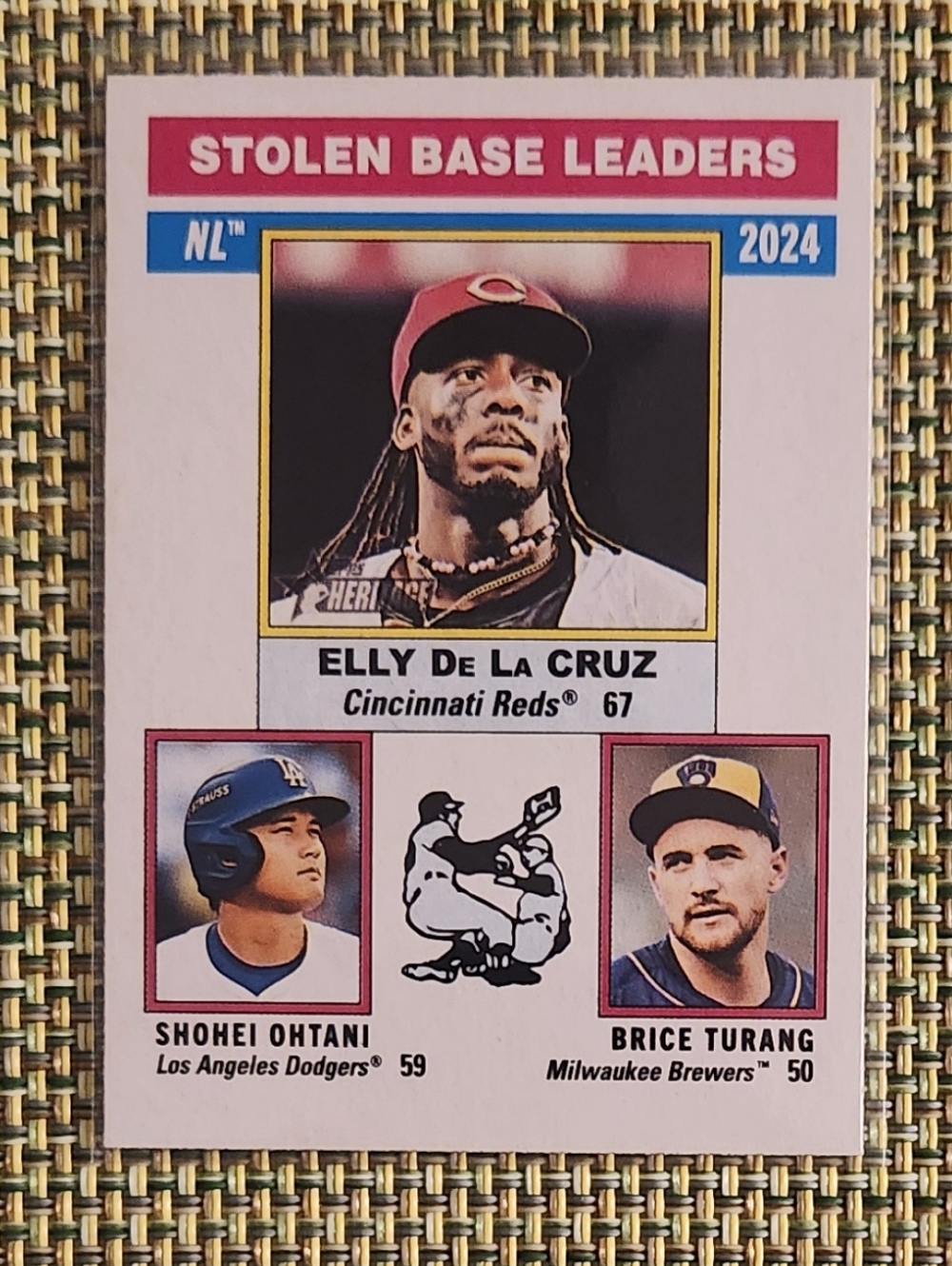 Shohei Ohtani Topps Stolen Base Leaders Card